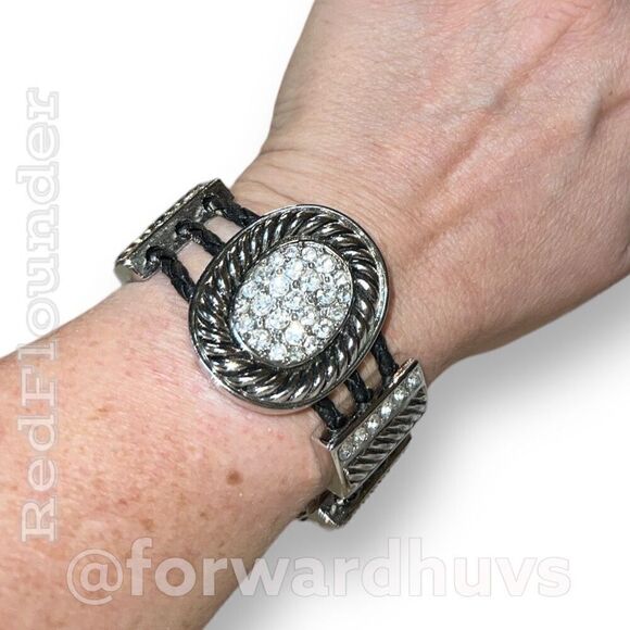 Bundle Sale 3 for $15 | Silver Tone Metal | Braided Leather (Vegan or Real) - Picture 4 of 7